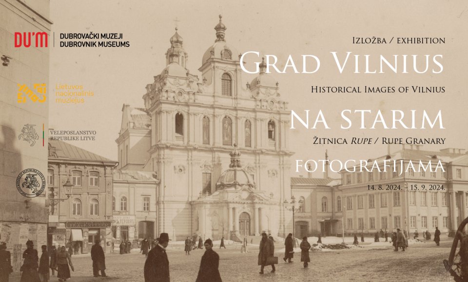U Dubrovniku otvara se izložba „Grad Vilnius na starim fotografijama“