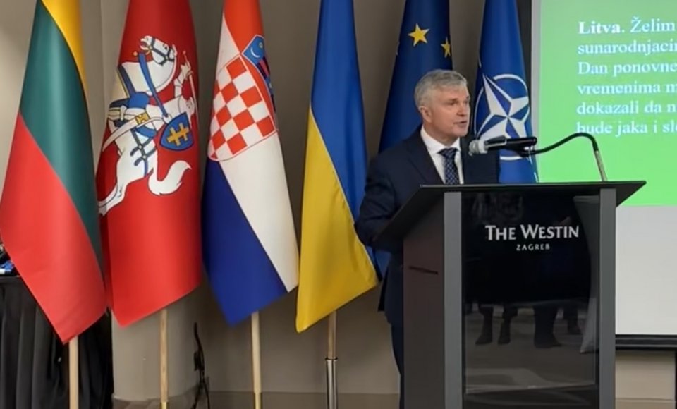 Lithuanian Independence Day Celebration in Zagreb Highlight Support for Ukraine