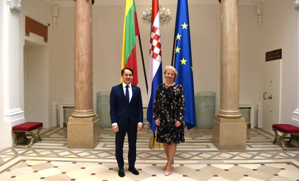 Vice-Minister of Foreign Affairs of Lithuania attends bilateral political consultations in Croatia