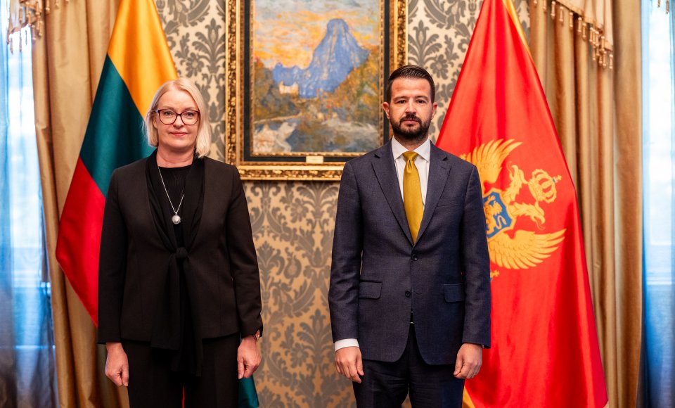 Veleposlanica Republike Litve predala vjerodajnice predsjedniku Crne Gore